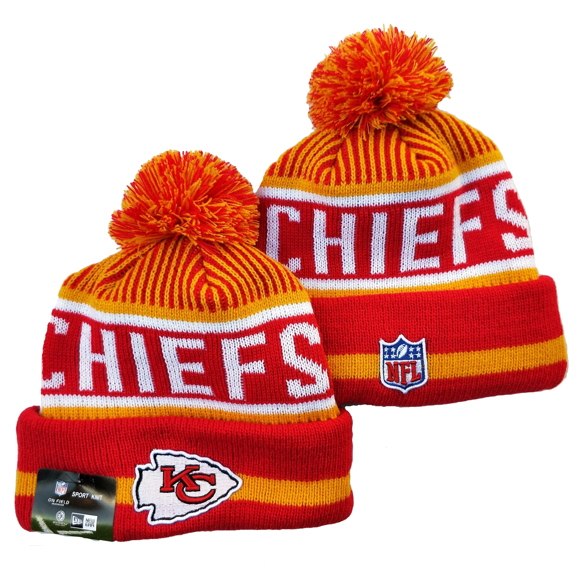 Kansas City Chiefs Knit Hats 072